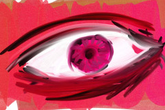 painting of eye