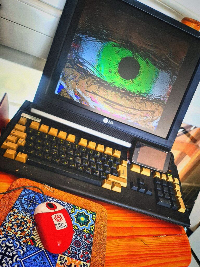 Art on Amiga computer